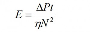 Ecuación de la Impedancia: donde E = Impedancia DP = Pérdida de Carga t = Tiempo muerto del sistema cromatográfico n = Viscosidad cinemática de la fase móvil N = Eficacia